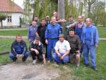 Stavění májky - 30.4. 2010